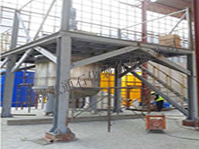 Equipment site in Laos